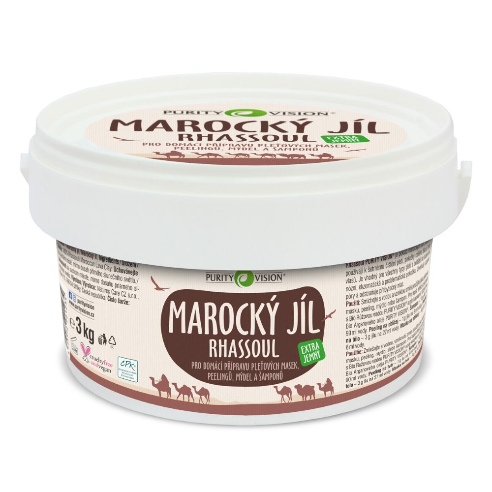 Marokańska Glinka Rhassoul 3 kg