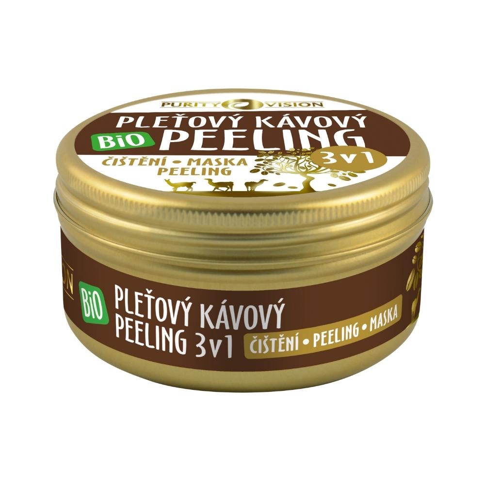 Bio peeling-maska do twarzy 3w1 z kawą 70 ml