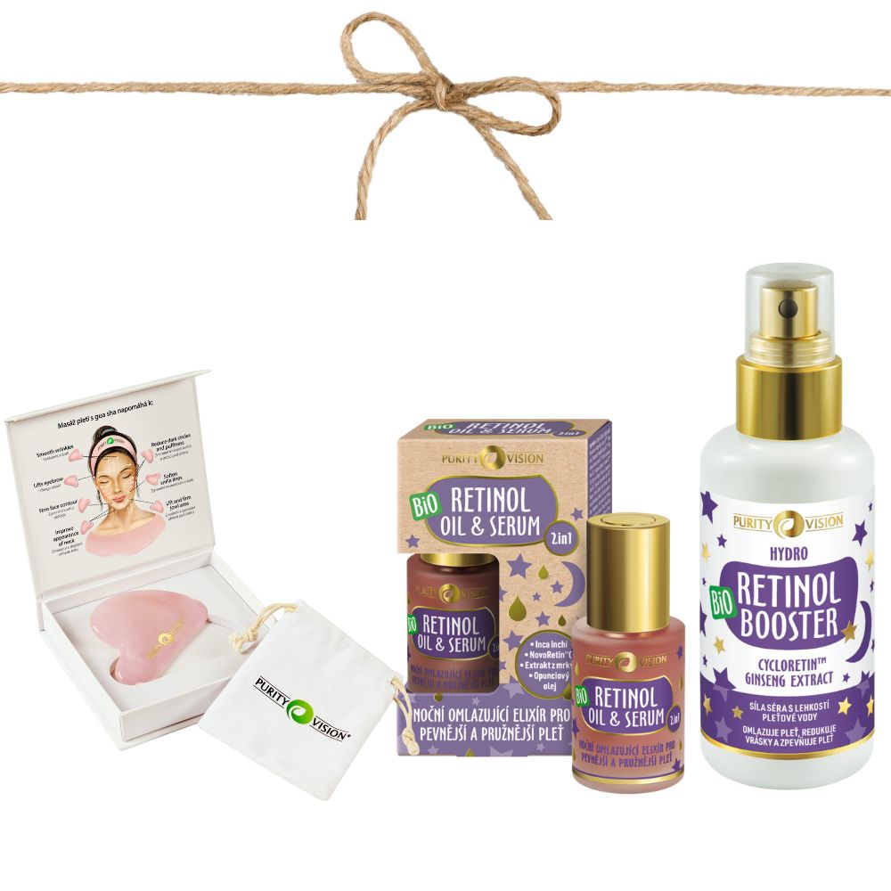 Zestaw Retinol Lifting z Gua Sha