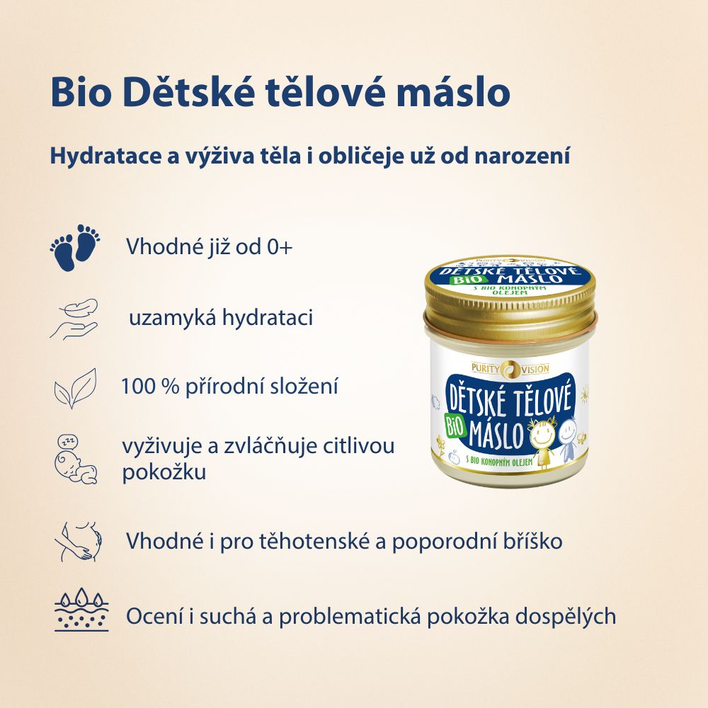 Bio masło do ciała dla dzieci 20 ml