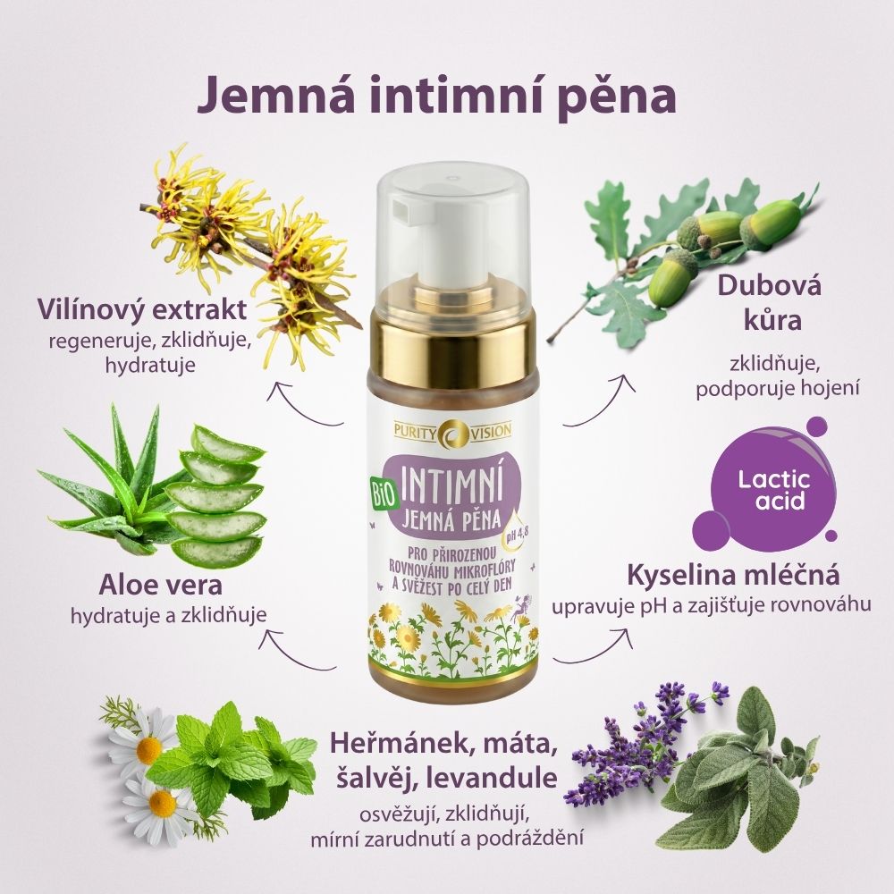 Bio Delikatna pianka do higieny intymnej 90 ml