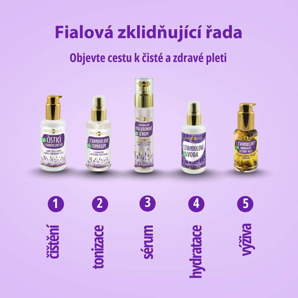 Bio Lawendowy Rytuał Pielęgnacji Twarzy